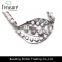 Gemstone jewelry rhinestone pendant alloy chain choker necklace fashion jewelry wholesale