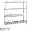 Metal Shelf/Supermarket Shelf Price Holders/Stainless Steel Work Table With Under Shelf (SY-RK418L SUNRRY)