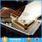 2016 New Gold plated metal Aluminum Bumper phone case For iPhone 6plus makeup Case with lighted mirror
