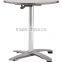 Trade assurance alu folding dining table