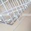 White Powder Coating Easy Assembling Basket Supermarket Storage Rack