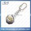 high quality customized blank flat metal 3D zinc alloy key ring