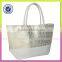 Easy fashion women's beach bag polyester with paper handbag