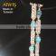 new 2016 charm jewel silver 925 couple bracelets
