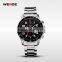 Luxury Brand WEIDE Men's Quartz Full Steel Diving Casual Military Sports 30 Meters Water Resistant Wrist Watch