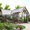 aluminum sunroom with curved glass.