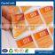anti-counterfeit customized printing permanent adhesive matt silver pet label