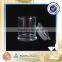 Hot selling small round clear glass cup for candle 180ml