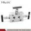 SS316 High Pressure Instrument Integral Manifolds for Rosemount Transmitter Modle 3051T 3051C 3051P