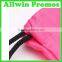 Gift Blank Custom Printed Muslim Polyester Drawstring Bag/Promotional Canvas Bag
