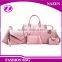 Hot Sell PU leather Material patent Leather Logo Handbag For Weekend