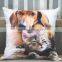 45*45cm Cute Cartoon Dog Pillowcase Decorative Linen Cushion Cover