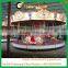 Amusement park electric fiberglass carousel horses for sale