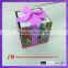 boxed colorful notepad with ribbon decoration