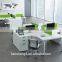 2016 latest design modern office table High quality cheap price with MFC board side return