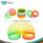 2016 new hot-selling children toys, small plastic slinky toy spring