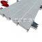 Artistic colored suspended extrusion profile strip ceiling designs