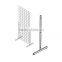 Metal Grid Leg With Levellers, T Leg For Gridwall Display Stand