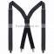 Canvas X shape metal 4 clips suspender