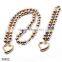 Women's Fashion 18k Gold Plated Stainless steel beads handmade jewelry
