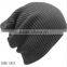 High quality promotional custom winter warm beanie plain color knitted hat