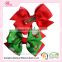 diy hair accessories manufacturers china colorful kids hair pin hair accessories for Merry Christmas grosgrain boutique hair bow