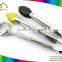 Kitchen Cooking Tools Stainless Steel Silicone Bread BBQ Salad Food Tongs