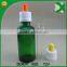 trade assurance 50ml Child-proof dripper glass bottle with glass dropper
