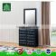 Buttoned crystal PU leather simple dressing table designs