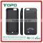 3500mAh Black Backup Battery case For iPhone 6 6S Rechargeable Li-polymer Plastic Power Case