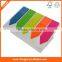 Plastic Arrow shaped Label sticker , neon PET sticky index