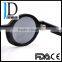 round matte black retro sunglasses