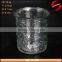 Factory wholesale high quality crack effect glass candle jar for decoration
