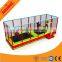 large adult trampoline safety net amusement park outdoor with safety pad
