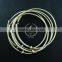 60mm diameter vintage brass bronze plated simple wiring bracelet for beading 1900101