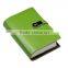 PU leather notebook diary with USB flash drive