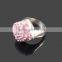 316L Stainless Steel Crystal Rings Wholesale