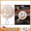 metal cappuccino coffee stencil set
