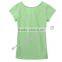 Short Sleeve Round Neck Women's Cotton/Spandex Sport T-shirt