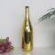 Electroplating pink glass bottle for liquor