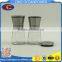 Clear Glass Spice Grinder/pepper Mill With Stainless Steel Top