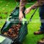 manual grass leaf yard rotary sweeper