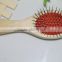 Wooden pet hair brush for dog hair removal