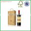 eco friendly pine wood unfinished wooden wine box with slidding top