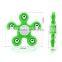 Factory Direct Sales Anti Stress 5 wings Flower Shape Plastic Fidget Spinner With Retail Pakage