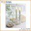 led light candle lights /remote/dmx control led candle clear/thin pillar flameless