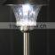 2pk Stainless Steel Solar Garden Lawn LED Path Light