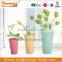 Indoor Colorful christmas decor Metal Flower Pot