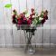GNW FL-RS50-3-10CM Hot! pink rose flower with 3 heads high quality