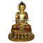 Regional Antique Fengshui Metal Bronze Buddha India Statue